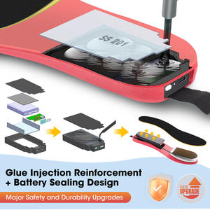 Smart Temp Control Cuttable Heated Insoles Winter Outdoor <b>Thermal</b> Foot <b>Pads</b> for Daily Wear - Product Image 2