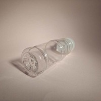 Bouteille de soda en plastique transparente de 60 ml, vente chaude, bouteilles de boissons de haute qualité avec bouchon à poudre, mini bouteille de jus