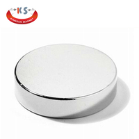 N52 40x20mm Super Fort Rond Terre Rare Puissant NdFeB Métal Gallium Disque de Haut-Parleur Magnétique Aimant Néodyme