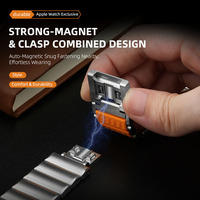 Bracelet magnétique en titane pur pour Watch Ultra 49 mm, bracelet respirant de luxe