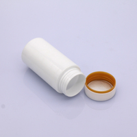 Flacon de pilules en plastique 50 pièces, bouteille de pilules de 10ml à 300ml, HDPE/animal de compagnie, bouteille de pilules de gélules, conteneurs de médicaments et de vitamines