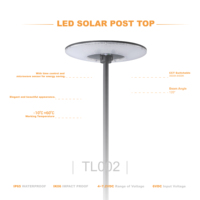 Lámpara Solar de Calle con Diseño UFO, Carcasa de ABS, Impermeable IP65, para Exteriores, Diseño Todo en Uno, Iluminación para Plazas y Jardines, Variantes de 100W y 300W