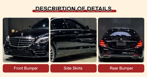Nuevo Kit de Conversión <span class=keywords><strong>Maybach</strong></span> para <span class=keywords><strong>Mercedes</strong></span>-Benz <span class=keywords><strong>S580</strong></span> W223 <span class=keywords><strong>2021</strong></span>+ GLS600 X167 2020+, Parrilla Delantera, Parachoques, Faros Antiniebla, Piezas Exteriores - Product Image 2