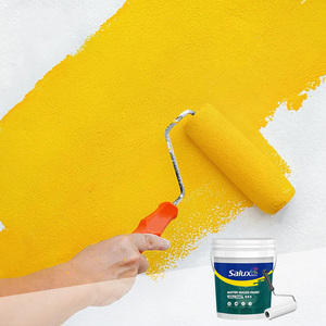 Pintura para Paredes Interiores <span class=keywords><strong>Salux</strong></span> SN220 Dorada y Gris, Resistente al Moho y a los Álcalis, Revestimiento Líquido para Oficinas y Habitaciones - Product Image 1