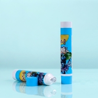 Tubes de dentifrice cylindriques en aluminium-plastique format voyage 12,7-35 mm avec bouchon à vis, impression UV, étiquette personnalisée, vente en gros