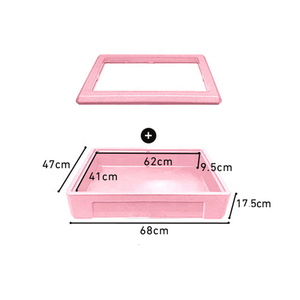 24L thương mại EPP cách điện hộp mát nắp trong suốt xách tay gian hàng bọt container Tiramisu khuôn container - Product Image 2