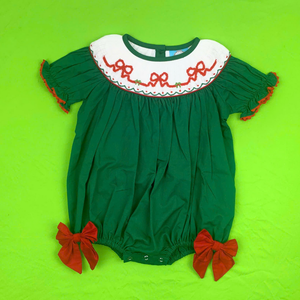 Custom OEM Hand Smocked Children Clothing Baby Girls Princess Party Dress Cotton Kids Boutique Clothes Wholesale Vietnam Factory - Product Image 4