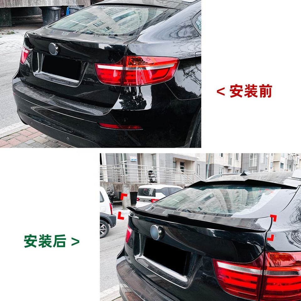 Applicable for BMW X6 E71 2008-2014 Blade Tail Top Spoiler Exterior ...