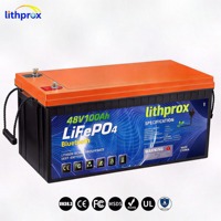 Batterie au phosphate de fer et de lithium de qualité A 51,2 V 100 Ah 5 kW 6000+ cycles pour voiturette de golf avec BMS intelligent RS485, borne M8, CE RoHS IP67, OEM ODM
