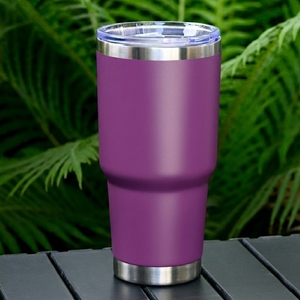 30oz Double Wall Stainless Steel Vacuum Insulated Cold <b>Flask</b> Travel Mug Lid Leak-Proof BPA Free Tumbler for Camping Outdoor Use - Product Image 1