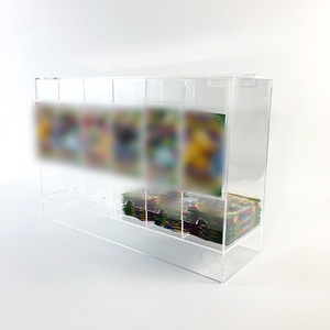 Factory Clear Acrylic Pokemoned Japanese Booster Pack Dispenser Card Dispenser multi slot acrylic booster pack dispenser - Product Image 4
