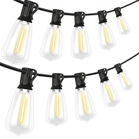 Guirlande lumineuse LED solaire étanche pour extérieur, jardin, patio, cour, camping, mariage, fête, festival, éclairage décoratif