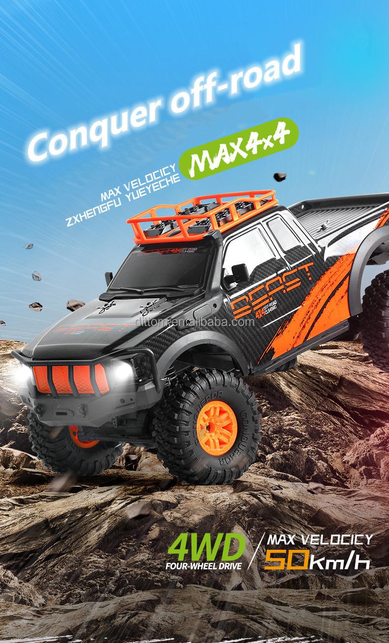 O*K様 一応ジャンクで出品￼xcrxceed110ラリークロスシ ヤシーキット IPX4ラージ1/10thジャングルビースト4x4トラックが新しく2.4G Rc