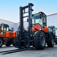 Forklift Diesel Gaya Baru 3t 3.5t 4t 5t CE EPA EURO5 Hidrolik 4WD Pertanian Gudang Off Road