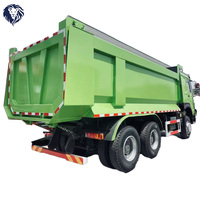 Camion benne SINOTRUK HOWO 6x4 d'occasion, 375 CV, Euro3, poids lourd, 10 roues, pour la construction et l'exploitation minière