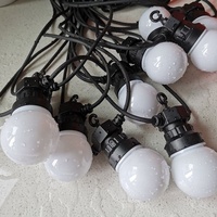 Lumière de ceinture LED multicolore incassable, guirlande lumineuse à chaîne, G50 RGB multicolore, 5m 10m