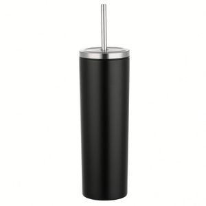 Gobelet isotherme droit 600 ml en acier inoxydable 304 (intérieur) et 201 (extérieur) avec paille intégrée - Product Image 3