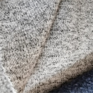 100% Polyester cation hacci chải hatchi vải cation nhuộm Polyester thô đan chải lông cừu một mặt chải vải - Product Image 4