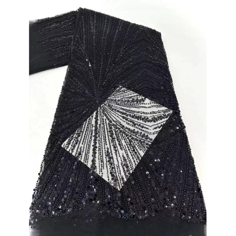 fabric black design glitter