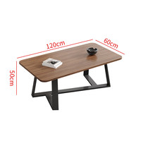 Ensemble table et canapé de bureau en cuir PU minimaliste, durable, pour espace d'attente de bureau