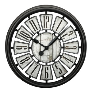 นาฬิกาแขวนผนังเรนโบว์วินเทจขนาดใหญ่ ไร้เสียงรบกวน - Product Image 2