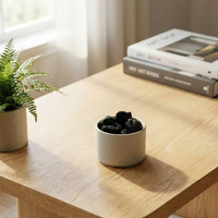 Diffuseur d'huiles essentielles en pierre de lave céramique minimaliste de qualité supérieure, pierre volcanique naturelle, aromathérapie sans flamme, décoration de luxe