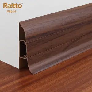 P60-H Raitto Plastic Flooring Skirting Board Baseboard PVC Plinth