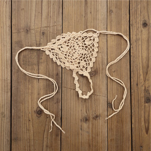 Culotte <span class=keywords><strong>de</strong></span> bikini au crochet faite main, micro-moulée, pour <span class=keywords><strong>bain</strong></span> <span class=keywords><strong>de</strong></span> <span class=keywords><strong>soleil</strong></span> et natation - Product Image 6