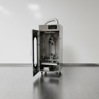 Déshydrateur Commercial Rotatif en Acier Inoxydable pour Viande, Machine à Sécher les Saucisses 2000W 220V, Déshydrateur Suspendu pour Bacon et Viande Séchée