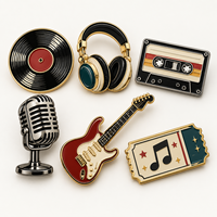 Broches personnalisées en émail pour groupes de musique, concerts, DJ, festivals, événements, cadeaux et collectionneurs
