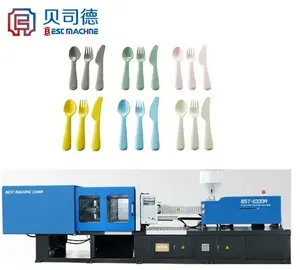 BST-1400A Automatic Disposable Plastic Knife / Spoon / Fork Making Machine /Injection Molding Machine Manufacturer