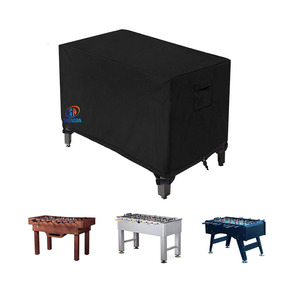 147*132*76cm Heavy Duty Patio rettangolare nero all'aperto impermeabile biliardino <span class=keywords><strong>gioco</strong></span> di calcio - Product Image 1