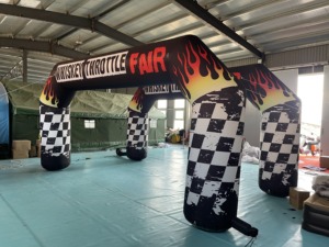 Gapura Inflatable Ukuran Besar Kustom untuk Garis Start, Inflatable Iklan dari Bahan PVC Vinyl dengan Pompa Udara dan Tas Pembawa - Product Image 3