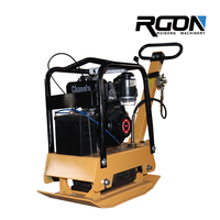 Prix Usine Meilleure Vente Plaque Compacteuse Manuelle Ruigong SX160 à Essence 5.5-6.5HP 160kg pour Sols