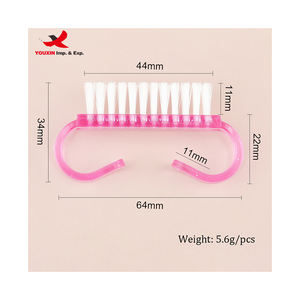 Brosse à ongles en corne de bœuf, petit format, prix bas, pour le nettoyage des ongles, soin des ongles, manucure, outils de maquillage - Product Image 6