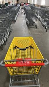 Carrito de Compras de Plástico Estilo Americano <span class=keywords><strong>EL</strong></span> RANCHO SUPERMERCADO de 180L, Carrito de Supermercado de Plástico de 180L - Product Image 2