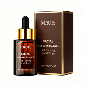 Suero Autobronceador Facial, Esencia Bronceadora sin Sol, Gotas Autobronceadoras con Brillo Natural, Loción Autobronceadora de Rápida Absorción, Cuidado de la Piel MRUIS 30ml - Product Image 1