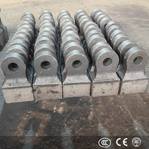 Tête de marteau de concasseur en alliage d'acier OEM pour l'exploitation minière, pièces de concasseur à marteaux, battages de broyeur à marteaux, moulage disponible à la vente - Product Image 2