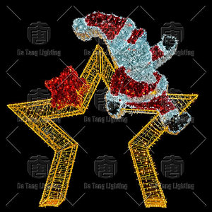 Décoration lumineuse de Noël en forme d'arche, LED, pour extérieur, pour projet de place publique - Product Image 3