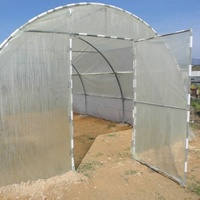 Serre tunnel d'élevage galvanisé à chaud Poulets et canards d'élevage Utilisation pour la volaille Fermes