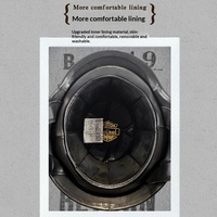 Casque de moto demi-coque en fibre de carbone, design rétro de type bucket, certifié 3C, inspiré du style allemand militaire, pour cruiser