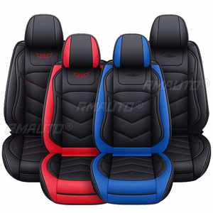 2PCS Front Car Seat Cover Chair <b>Cushion</b> <b>Bench</b> Protector PU Leather Automobiles Seat Covers Truck SUV Sedan - Product Image 1