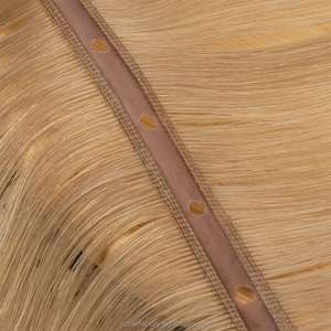 Extensions de cheveux humains russes Remy de haute qualité, 100 % vierges, lisses, avec trame invisible, double épaisseur aux pointes, pour toutes les couleurs - Product Image 1