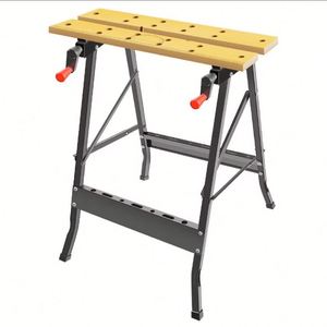 Banc de travail multifonctionnel pour la menuiserie, table de travail pliable pour le travail du bois, scie à bois, outil combiné pour la menuiserie et la décoration - Product Image 4