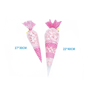 Bolsas de Plástico Triangulares en Forma de Cono para Dulces y Palomitas de Maíz, Aptas para Alimentos, en Existencia y Personalizables - Product Image 5