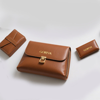GORFIA Set tas kulit mewah tas desainer dompet ransel koleksi Fashion Premium UNTUK tas kosmetik dan kotak kosmetik