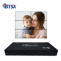 Extenseur multi-écrans 8K avec 6 ports de sortie HDMI 4K, compatible avec le logiciel Windows pour affichage multi-fenêtres dans les grands centres de surveillance.