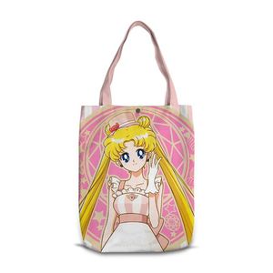 Vente en gros de sacs de courses fourre-tout décontractés dessin animé avec logo personnalisé grande capacité jolis sacs à bandoulière mignons de <span class=keywords><strong>marin</strong></span> en toile pour <span class=keywords><strong>filles</strong></span> - Product Image 6