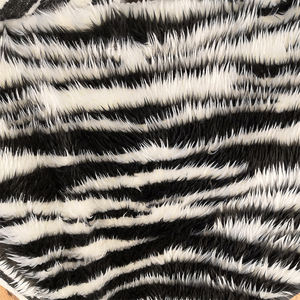 नरम शराबी फजी पॉलिएस्टर गुलाबी असबाब अशुद्ध फर सामग्री कपड़े - Product Image 4