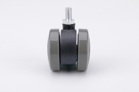 Roulette robuste 2 "roulette verrouillable à tige filetée roulettes de chaise à vis de bureau rétractable avec tige filetée
